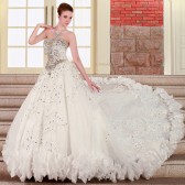 Ivory-Luxury-Crystals-Beaded-Sweetheart-Tulle-Lace-Up-Wedding